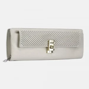 Beige Leather Purse