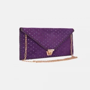 Purple Leather Purse