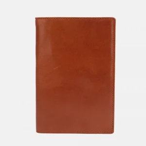 Tan Leather Long Wallet