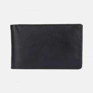 Navy Blue Leather Wallet