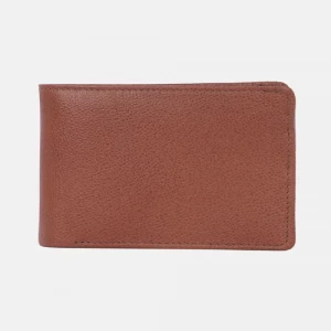 Brown Embossed Leather Wallet