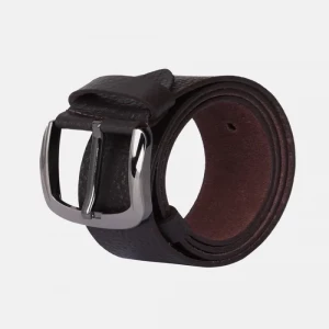 Deep Brown Leather Belt