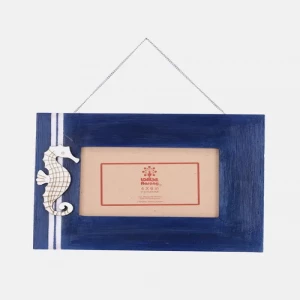 Wooden Sea Horse Design Hanging/Standing Photo Frame