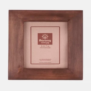 Brown Wooden Photo Frame 5x7 in