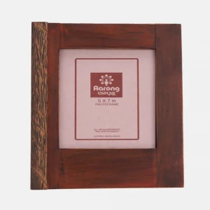 Red Wooden Photo Frame with Stand