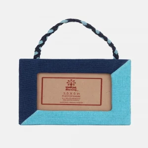 Jute Dual Colour Wall Hanging Photo Frame (3.5 x 5 in)