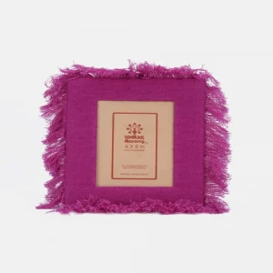 Purple Jute Photo Frame