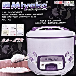 Miyako 3.6 Liter Party Size Rice Cooker ASL-702