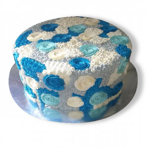 BLUE ROSETTE- TREND 48