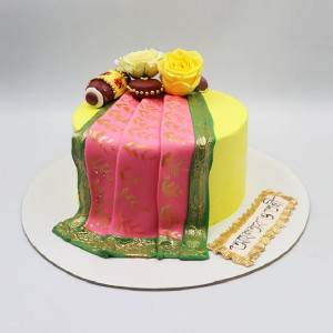Wedding Cake ( Haldi_Night Theme )