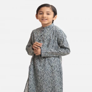 Printed Cotton Kids Panjabi