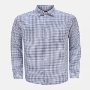 White Textured Cotton Executive Premium Shirt