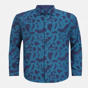 Deep Sea Green Executive Semi Formal Bamboo Silk Shirt