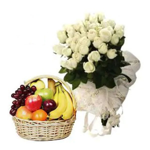 Flower & Fruit Basket -Combo 12