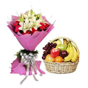 Flower & Fruit Basket -Combo 13