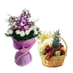 Flower & Fruit Basket -Combo 14