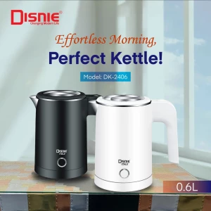 DISNIE DK-2406 ELECTRIC KETTLE 0.6 LTR