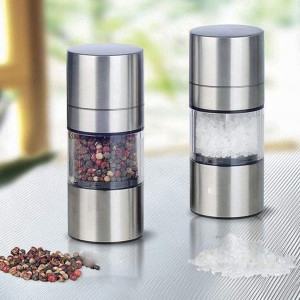 Electric Grinder Salt Black Pepper Mills Automatic Grinding Machine Adjustable Coarseness