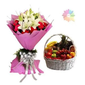 Flower & Fruit Basket -Combo 15
