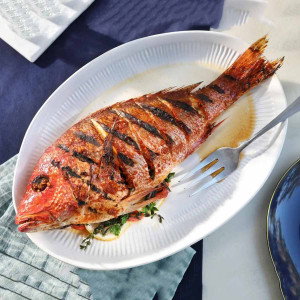 Grilled Red Snapper Fish