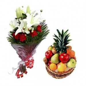 Flower & Fruit Basket -Combo 16