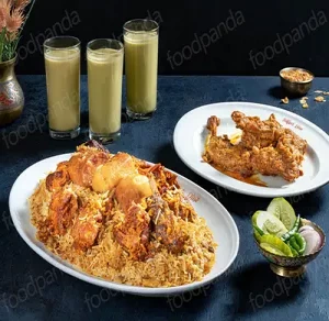 Basmati Kacchi with Chicken Roast & Borhani - 1:3
