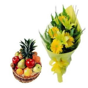 Flower & Fruit Basket -Combo 17