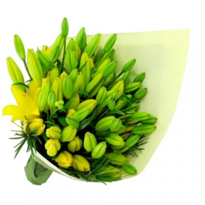 large-yellow-lilly-bouquet