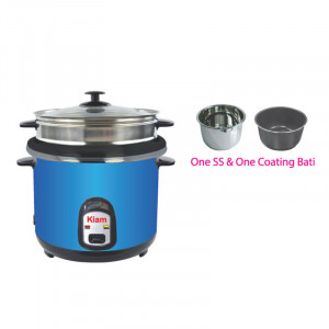 Steel (One SS Bati & One Coating Bati) Straight (1.8 Ltr)