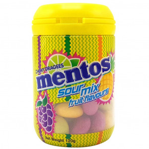 mentos-sour-mix-fruit-flavours-chewy-dragees-bottle-120g