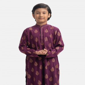 Mauve Viscose Panjabi