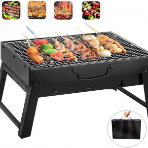 Portable Barbecue Machine BBQ - Black - Black