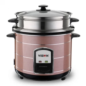 Vision Rice Cooker 3.0 Liter REL-50-05 SS Coffee (Double Pot)