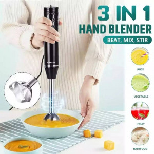 SOKANY 3-in-1 Multifunctional Handheld Electric Blender Mixer, 300W 2-Speed Kitchen Blender