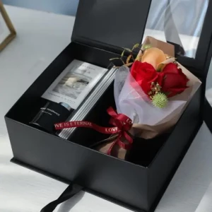 Luxury Aroma Soap Flower Gift Set & Reed Diffuser