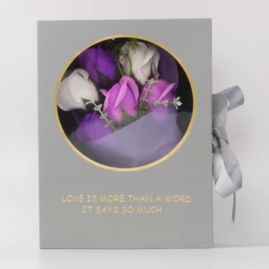 Book Shape Soap Flower Box