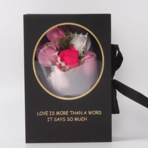 Book Shape Soap Flower Box