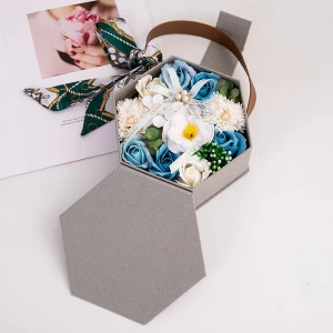 Handbag Styled Soap Flower Bouquet