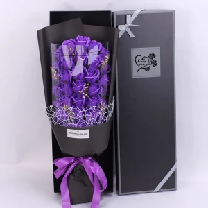 Luxury Boxed Soap Flower Bouquet