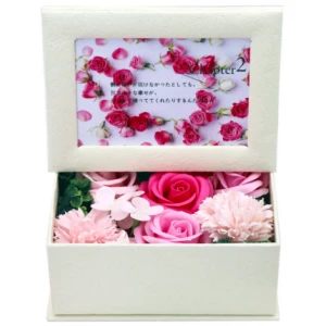 Soap Flower Gift Box With Frame