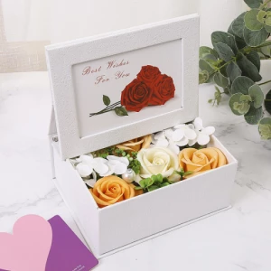 Soap Flower Gift Box With Frame