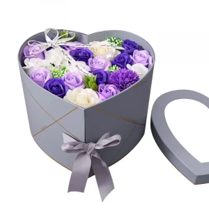 Love Shaped Double Layered Soap Flower