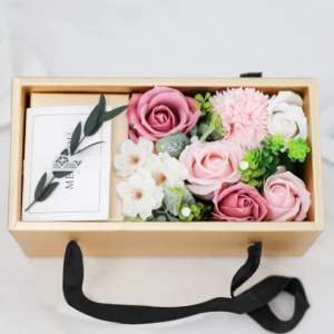 Aromatherapy Candle Soap Flower Gift Box