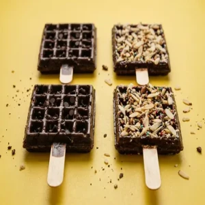Waffle Party : 2 x Choco Chips Waffle, 2 x Nutty