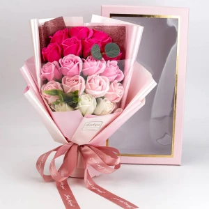 Multi Color Soap Flower Bouquet