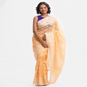 Light Brown Art Silk Saree