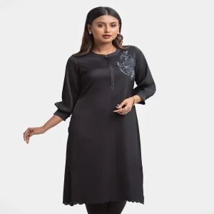 Black Joom A-line Tunic