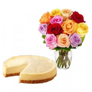 12-mix-roses-with-cheesecake