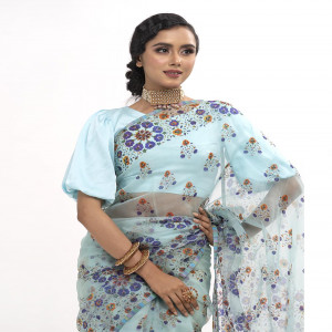 Blue Exclusive Silk Saree