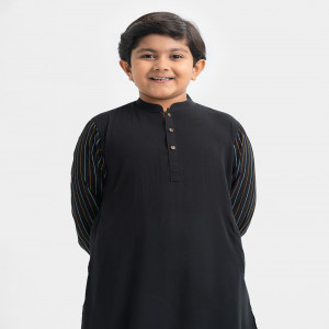 Black Viscose Panjabi